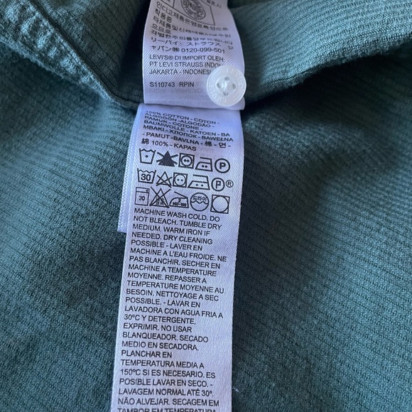 Vintage Levi's 90s  Y2K Men's  Corduroy Shirt - Picture 9 of 11